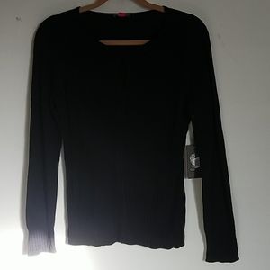 Vince Camuto peep hole neckline Small black